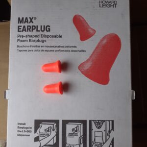 Safety Earplug Howard Leight MAX -1-D 500 Pcs
