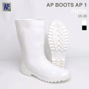 Sepatu AP Boots Putih Pendek