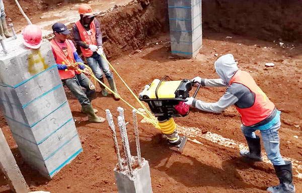 pekerjaan pondasi bangunan