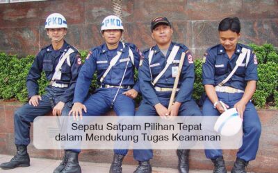 Sepatu Satpam Pilihan Tepat dalam Mendukung Tugas Keamanan