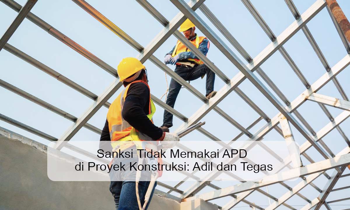 Sanksi tidak memakai APD di proyek konstruksi