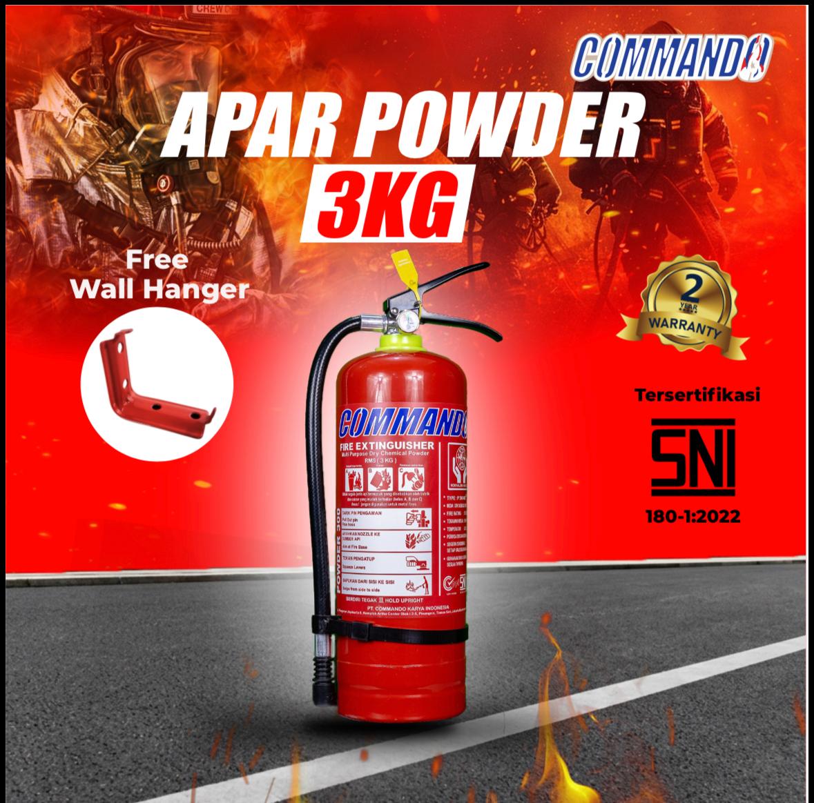 Apar Commando SNI 3 kg powder